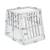 EUGAD Hundetransportbox Alu Hundebox Reisebox Autobox für große Hunde Husky Samojede Weimaraner Border Collie Chow-Chow Shetland Sheepdog B85 x H69 x T65 cm XL 0005LL - 2