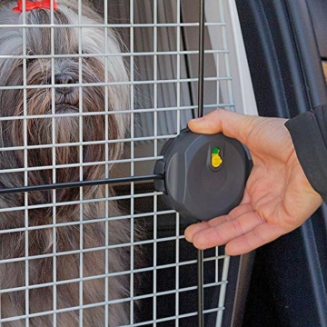 Ferplast Hundetransportbox Transportbox für mittelgroße Hunde ATLAS 40, Reisebox für Hunde, Sicherheitsverriegelung, Lüftungsgitter, 49 x 68 x h 45,5 cm Grau - 4