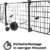 HELDENWERK Universal Kofferraum Trenngitter für Hunde - Auto Hundegitter zum Transport für deinen Hund - Schutzgitter mit Kopfstützen-Befestigung - Stufenlos verstellbares Kofferraumschutz Gitter - 2