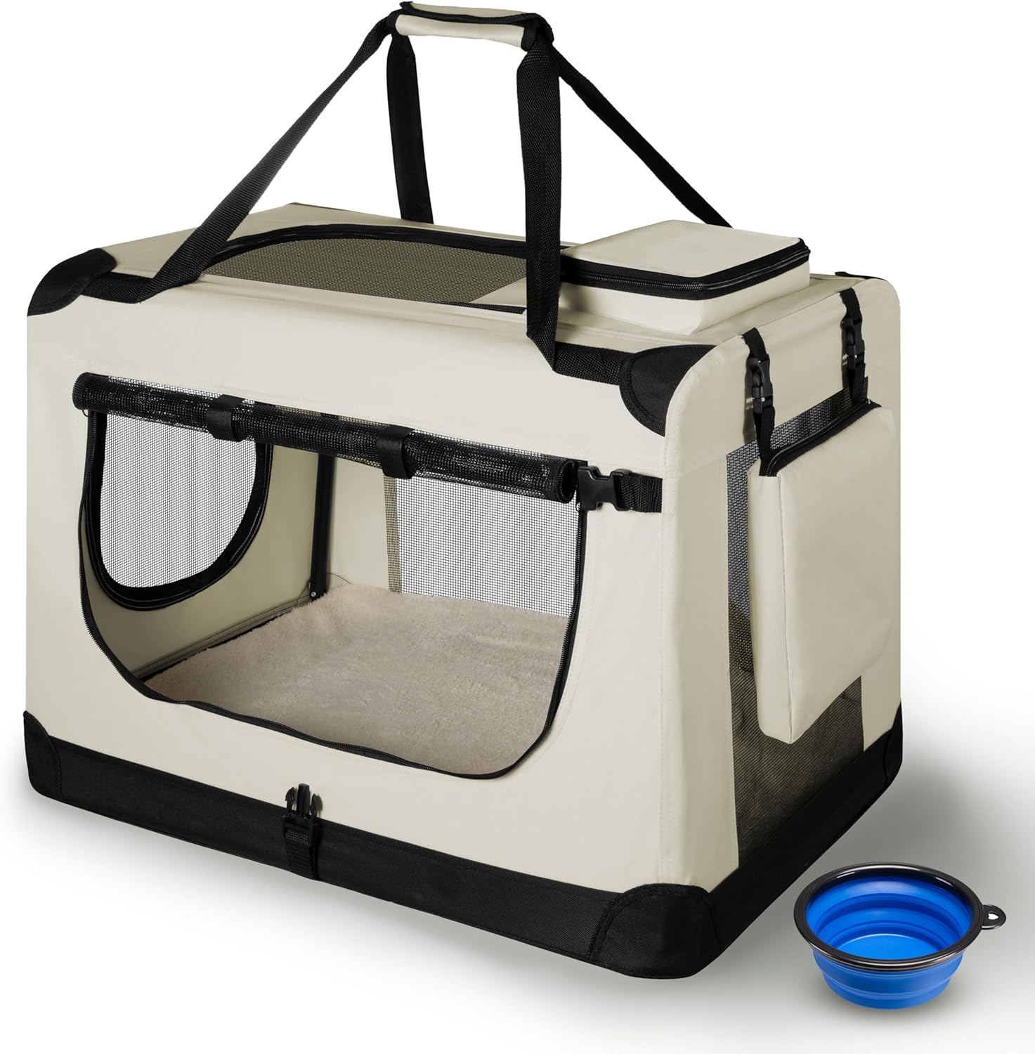 Juskys Hundetransportbox Lassie M faltbar