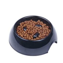 SuperDesign Melamin Anti-Schling Napf zum langsamen Fressen, für Hunde und Katzen, spülmaschinenfest - 1
