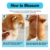 Supet Halskrause für Haustiere Schutzkragen Kegel Krägen aus Kunststoff Besondere Schutz für Katzen Kleine Hunde und Kaninchen (L(Halsumfang: 34-48cm)) - 3