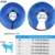 Supet Halskrause Hund Schützender Aufblasbarer Hundekragen Schutzkragen Krägen für Haustiere Einstellbar Bequem Schutzkragen mit Klettverschluss - 2