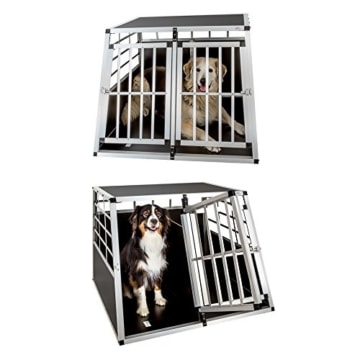 TecTake Alu Hundetransportbox -diverse Größen- (Double Groß) - 