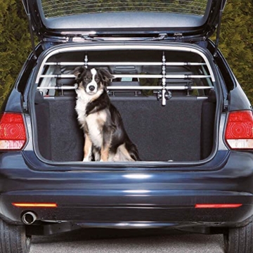 TRIXIE verstellbare Hundesicherung für den Kofferraum 
